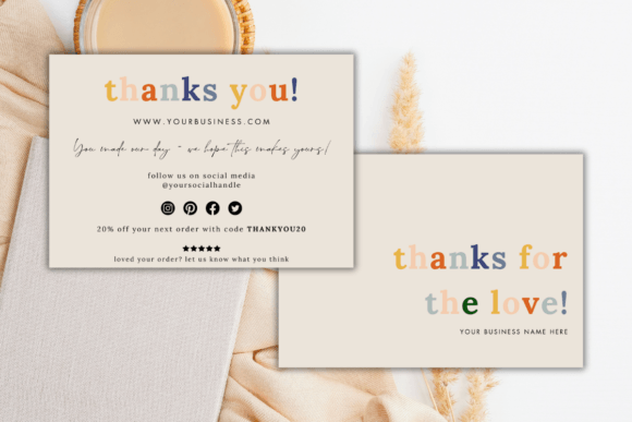 Download Editable Small Business Thank You Cards - Thank you cards Collection