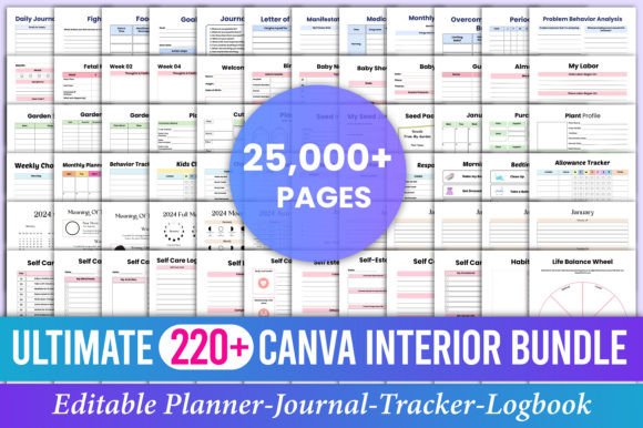 Download Best Selling 220+ Canva Interior Bundle - Best Collection