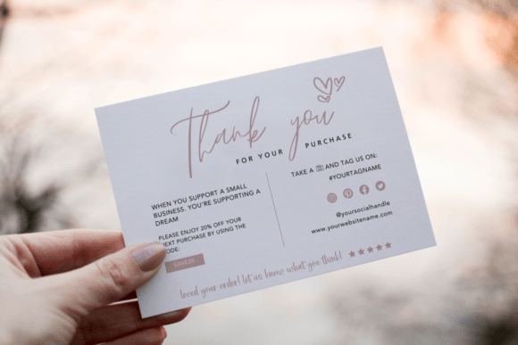 Download PRINTABLE Thank You Cards Business - Thank you cards Collection