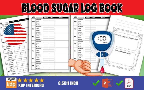 Download Blood Sugar Log Book – KDP Interiors - Blood sugar log book Collection
