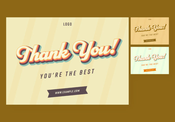 Download Thank You Cards Layout Set - Premium Resources