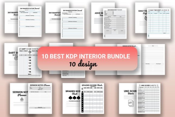 Download 10 Best Selling KDP Interiors Bundle - Best Collection